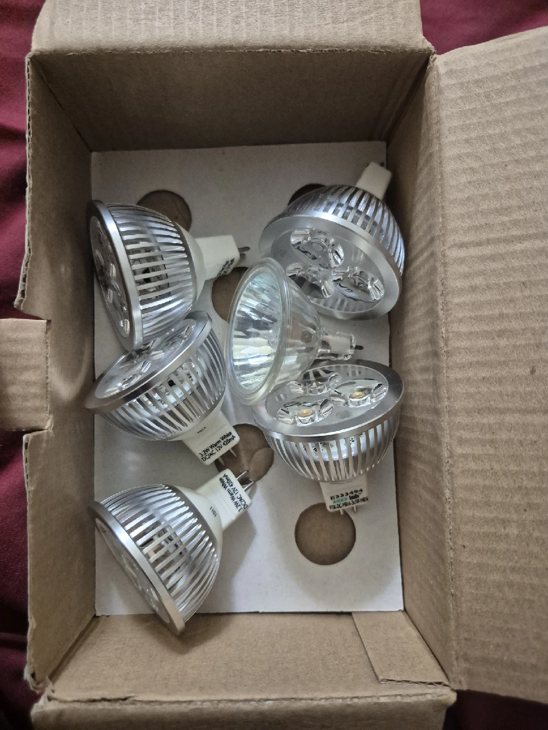 LED Warm White Light Bulbs - 5 Pack
