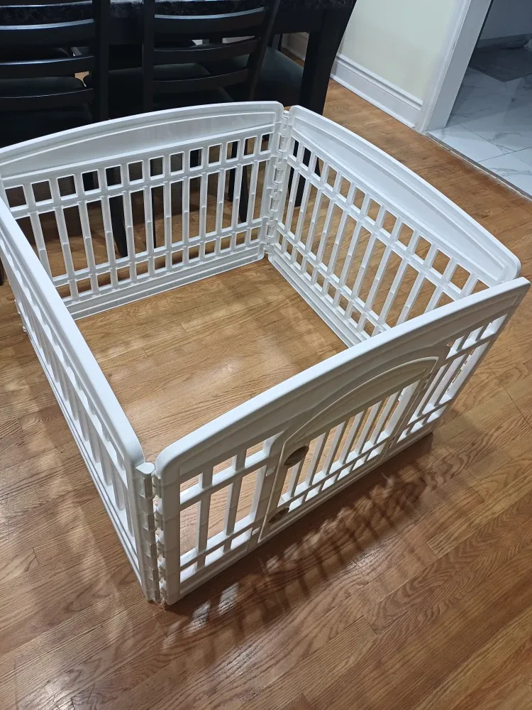 White Foldable Dog Playpen- Brand new image indicator(3)