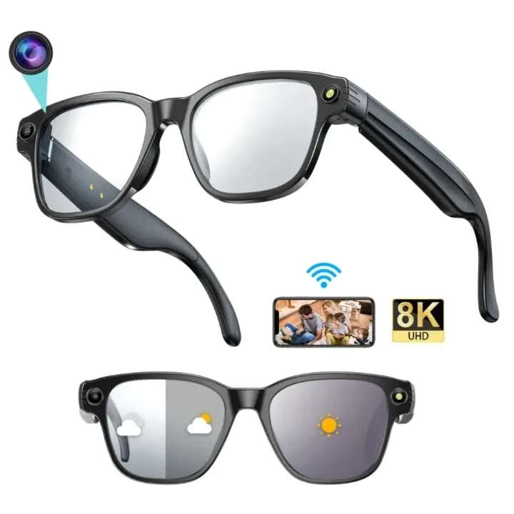 Smart AI glasses 8mp camera image indicator(4)