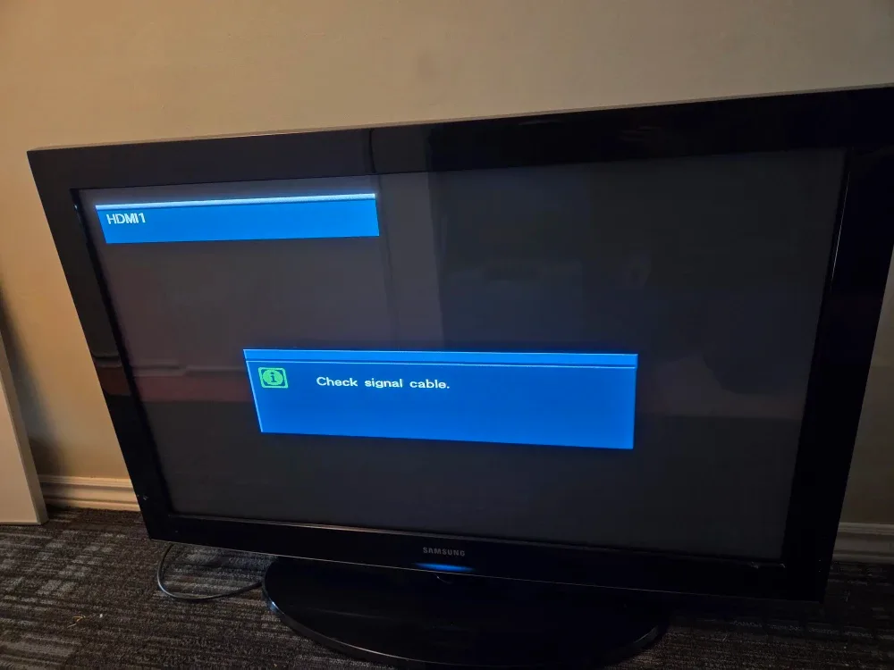42" Samsung TV image indicator(8)