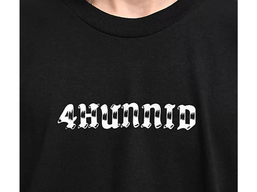 Zumiez 4Hunnid Black Graphic T-Shirt - Small - photo 2