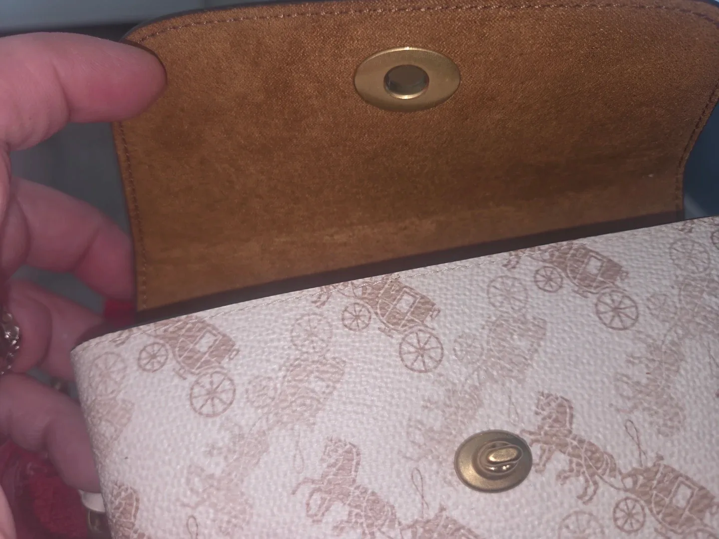 Coach Horse & Carriage Print Card/Glasses Case image indicator(4)