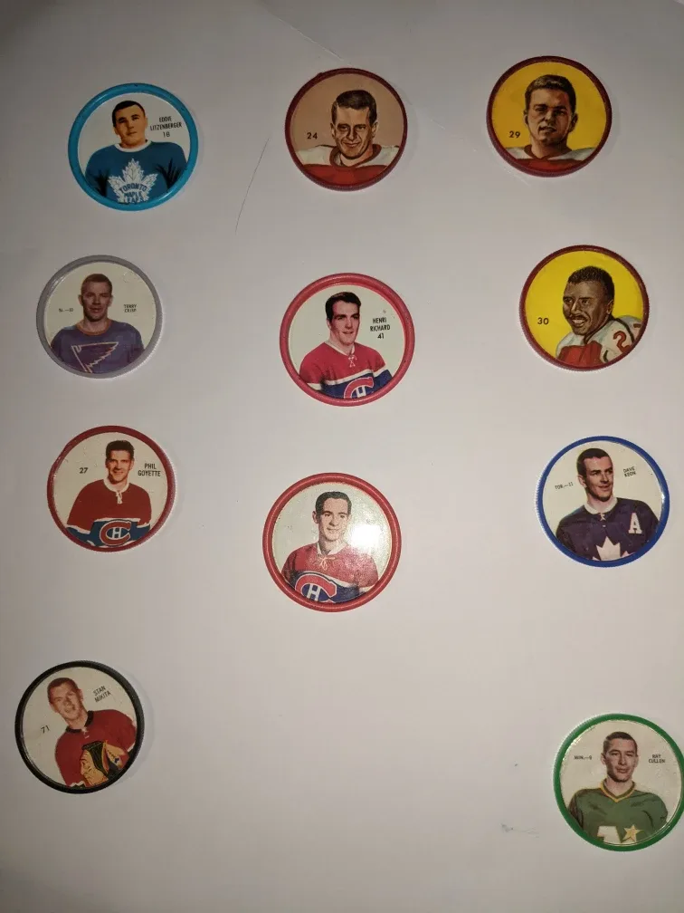 Vintage Sheriff Hockey Coins