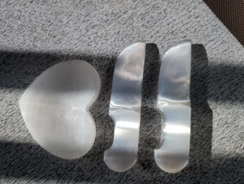Selenite Heart & Knife Set thumbnail