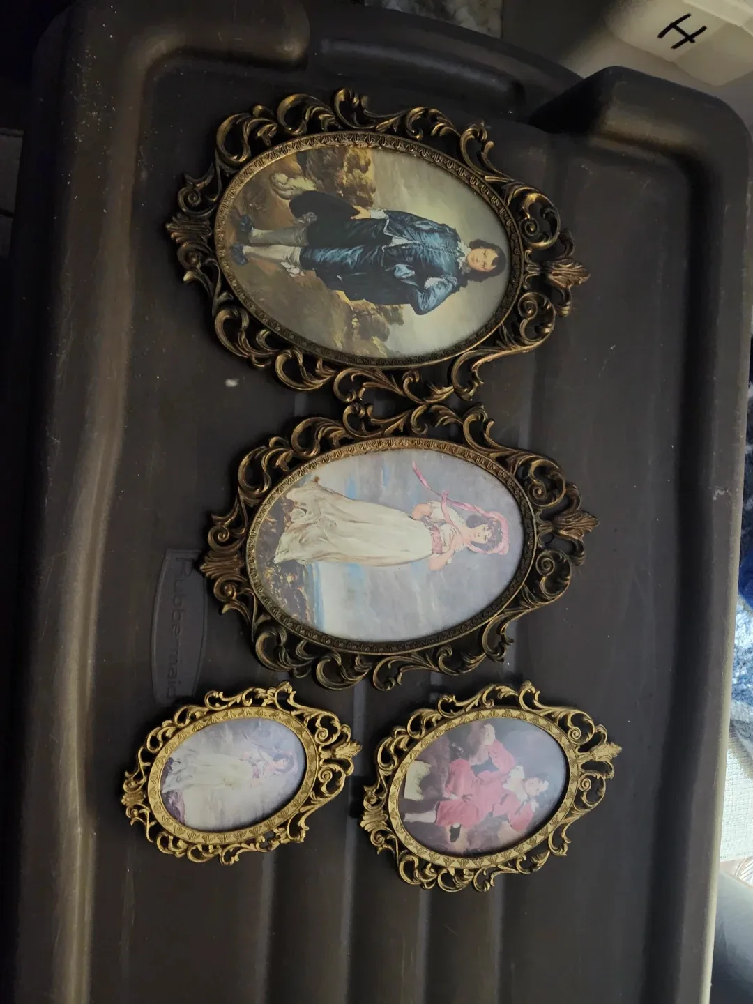 Vintage Style Framed Wall Art Set thumbnail