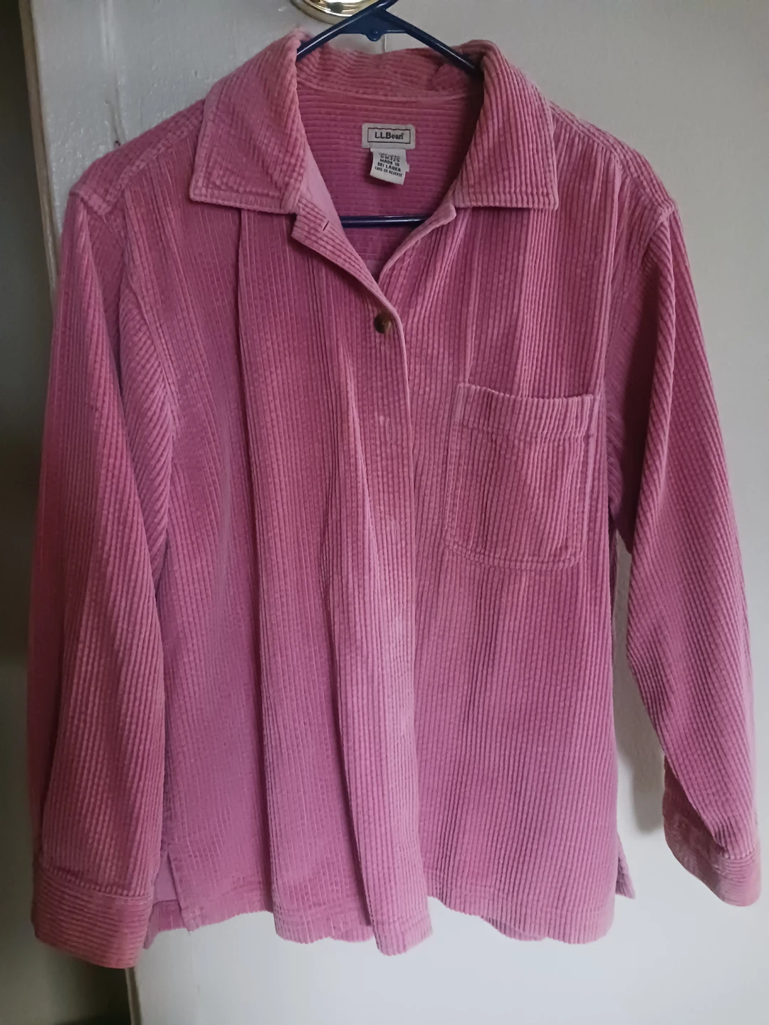 🥕🥕🥕🥕L.L.Bean Pink Corduroy Shirt - photo 2