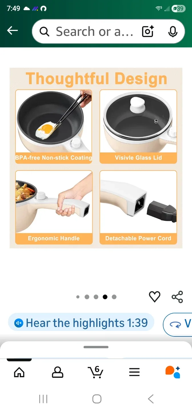 DEZIN Electric Hot Pot - 1.5L Capacity image indicator(4)