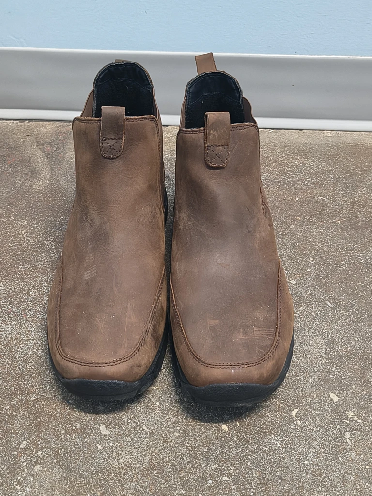 Lands' End Brown Leather Chelsea Boots size 12 men - photo 5