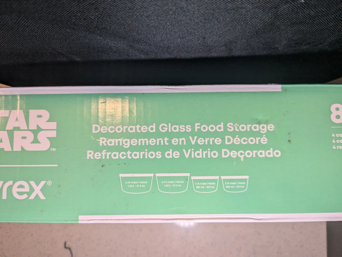 Unopened Pyrex Star Wars Glass Food Storage Set – 8 Pieces - photo 2