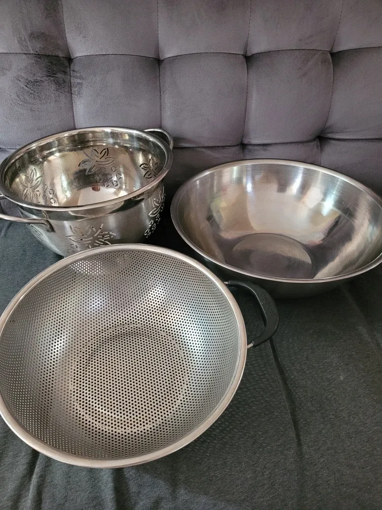 Stainless Steel Colander & Mixing Bowl Set image indicator(2)