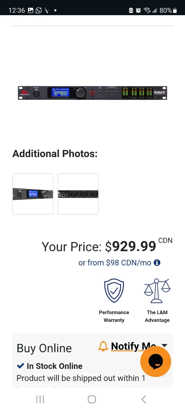 dbx DriveRack PA2 Loudspeaker Management System image indicator(9)