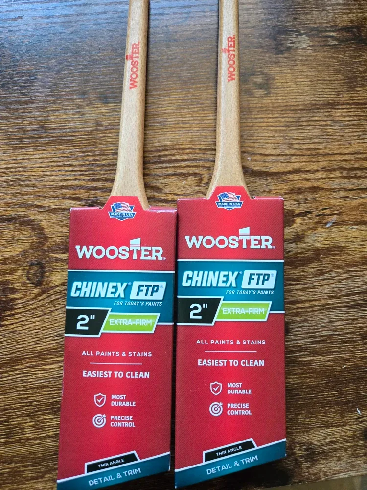 Wooster Chinex FTP 2" Extra-Firm Paint Brush - New Set of 2