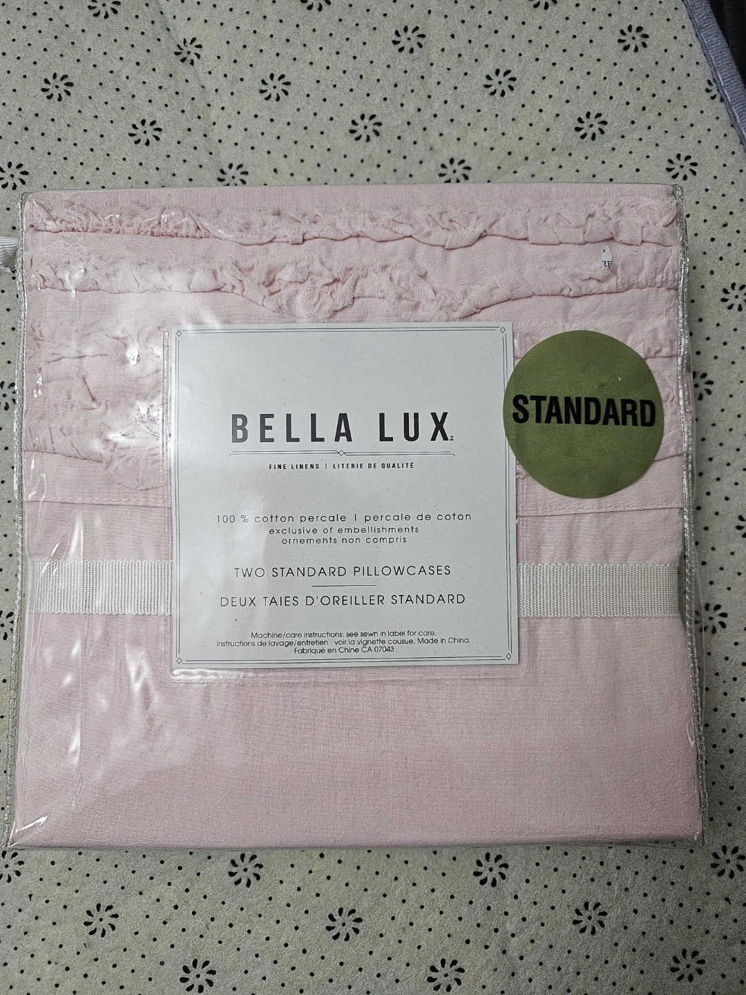 Bella Lux Standard Pillowcases - New