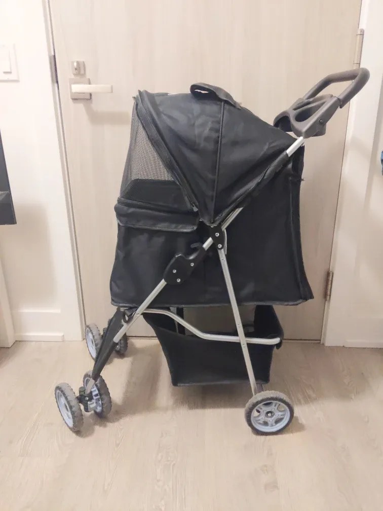 VIVO Black Pet Stroller