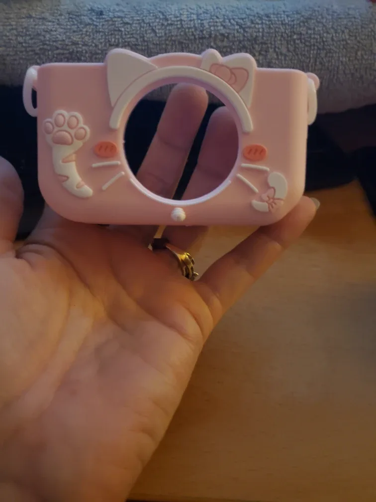 Kids Pink Digital Camera image indicator(5)