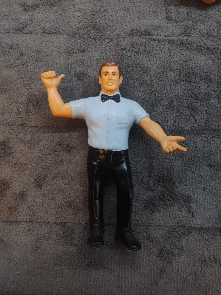1987 LJN WWF Referee With Blue Shirt Wrestling Superstars Figure