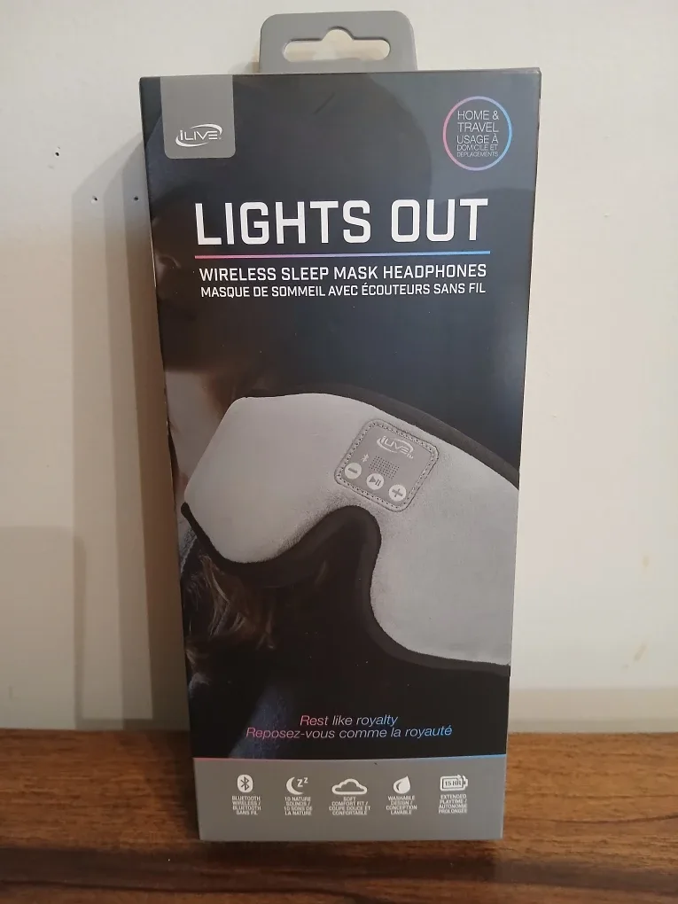 New Wireless Sleep Mask Headphones