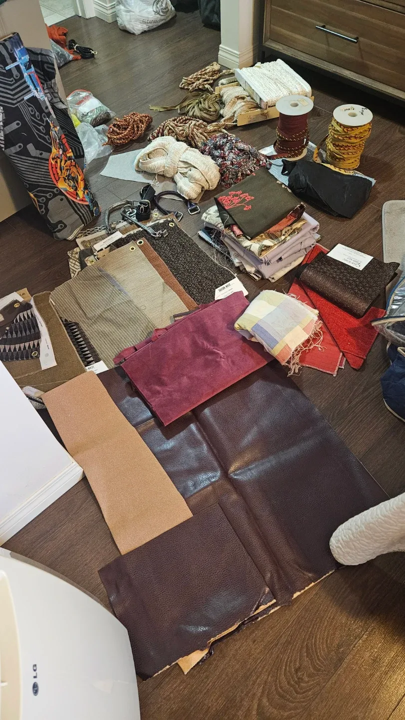 Fabric and Leather Scraps