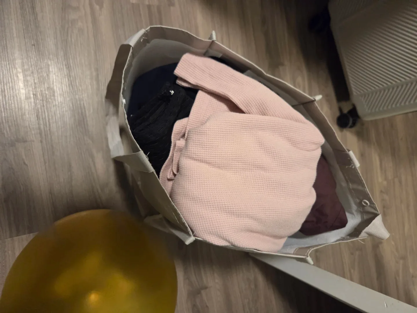 Clothing Items in Bag