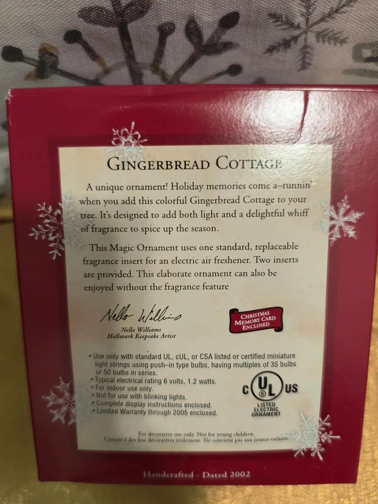 Hallmark Keepsake Gingerbread Cottage Ornament image indicator(2)