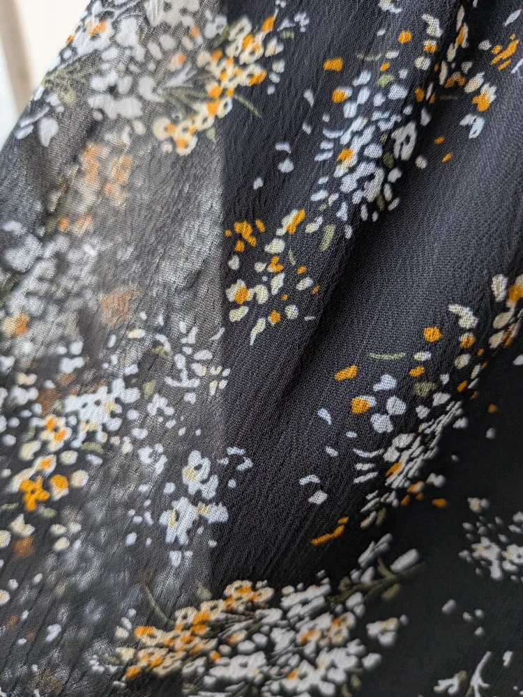 Floral Print Dress - Black image indicator(8)