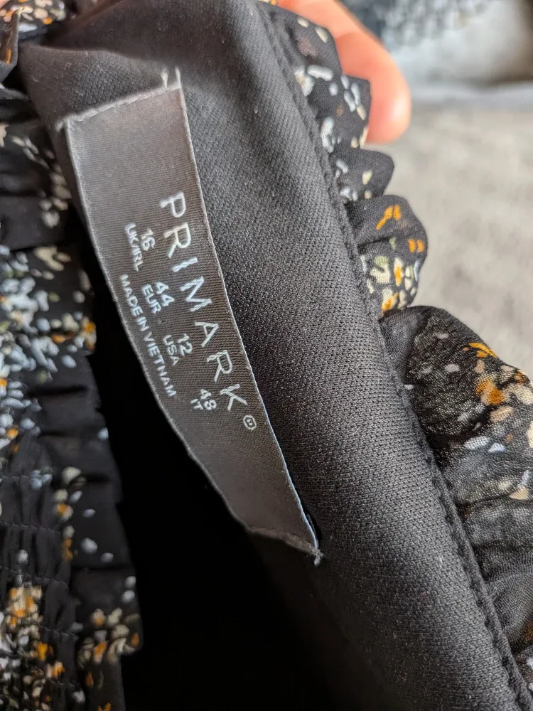 Floral Print Dress - Black image indicator(10)