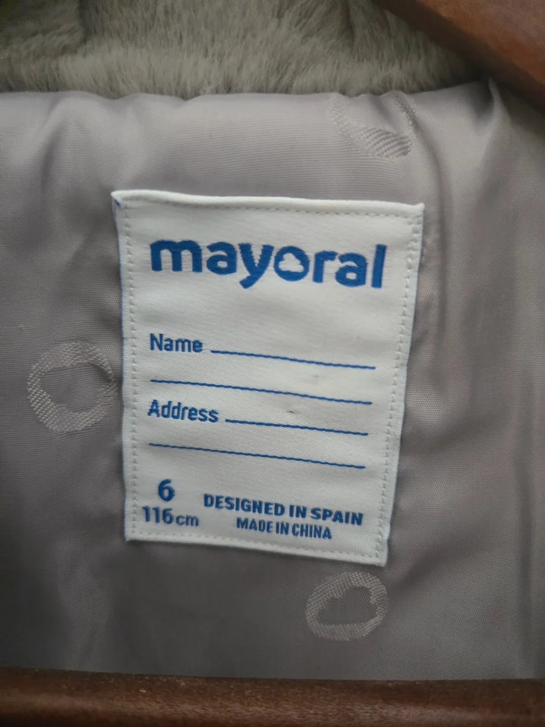 Mayoral Faux Fur Jacket - Size 6 image indicator(3)