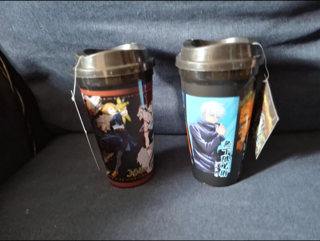 NEW 2pc Pack Jujutsu Kaisen Plastic Cups With Lid - photo 5