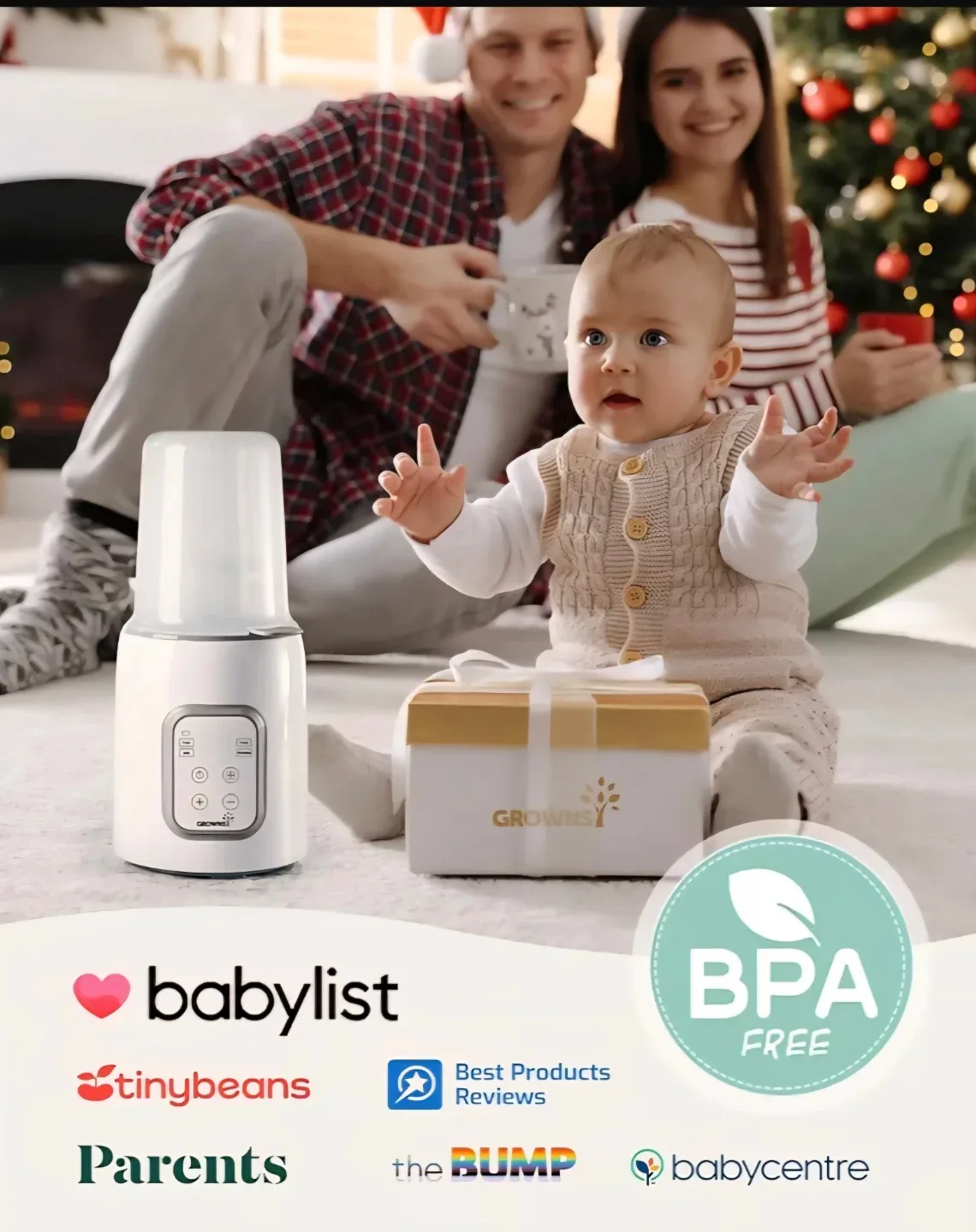 Grownsy Baby Bottle Warmer 8 in 1 image indicator(8)