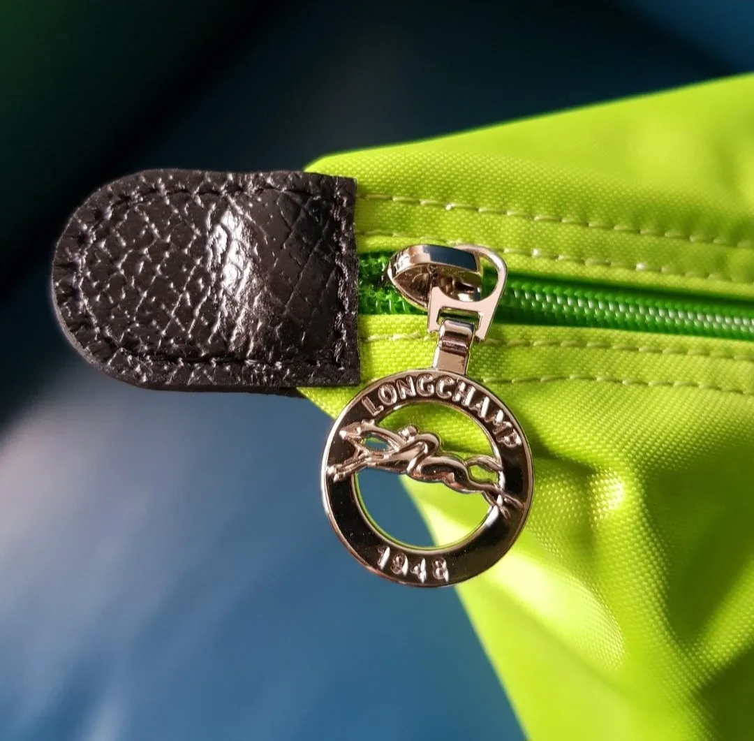 Longchamp Le Pliage Kelly Green Tote Bag image indicator(5)