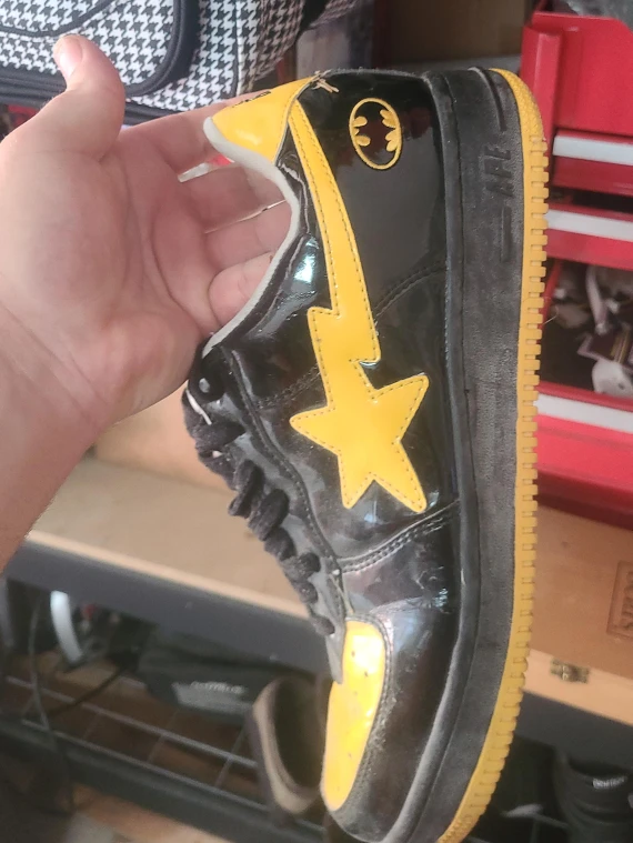 BAPE STA Batman Sneakers - Size 11