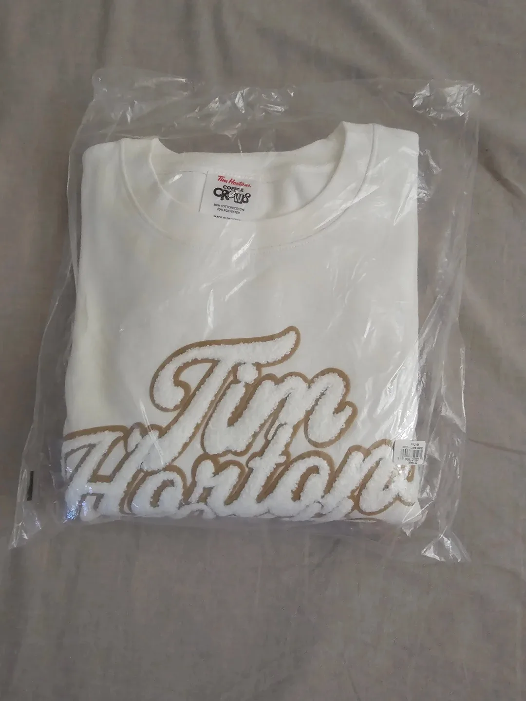 Tim Hortons Latte White Crewneck Sweatshirt