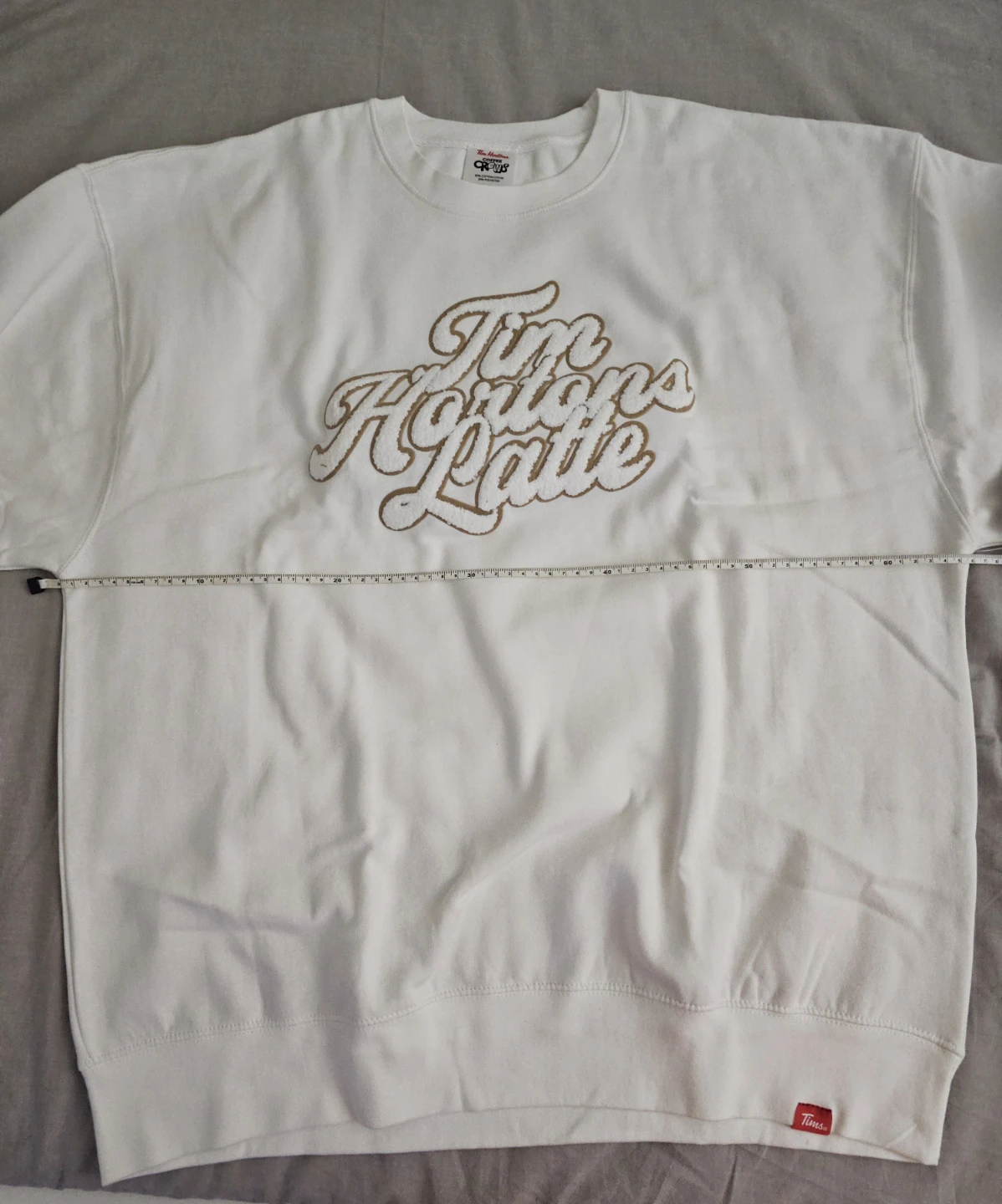 Tim Hortons Latte White Crewneck Sweatshirt - photo 3