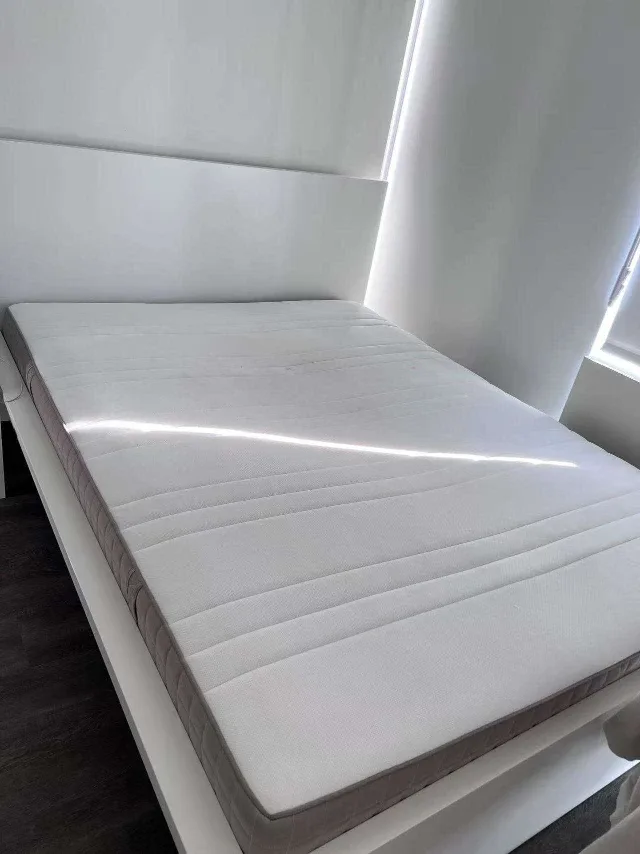 Queen Size Bed Frame with Mattress