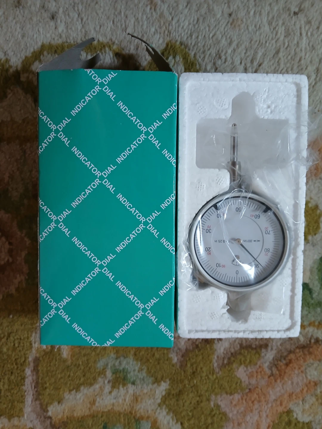 Dial Indicator 0-0.25in Range 0.001 Graduation
