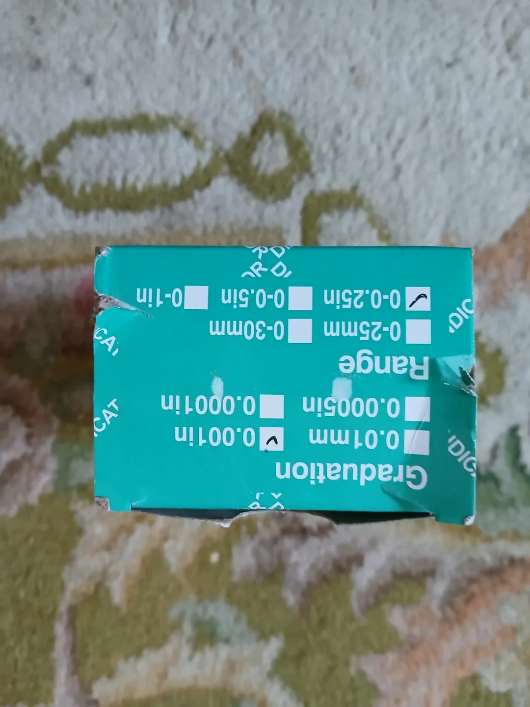 Dial Indicator 0-0.25in Range 0.001 Graduation image indicator(3)