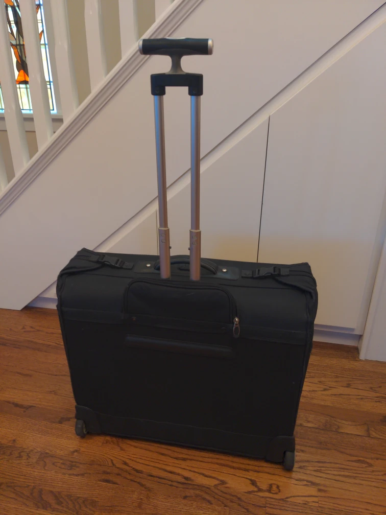 Black Wheeled Garment Bag