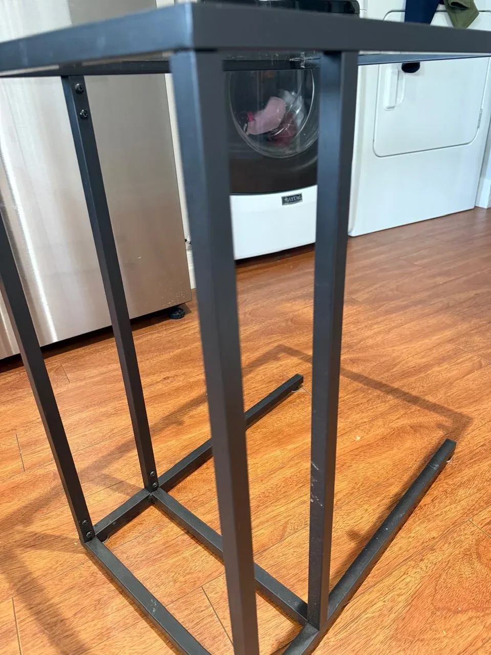 Black Metal & Glass Side / laptopTable image indicator(4)