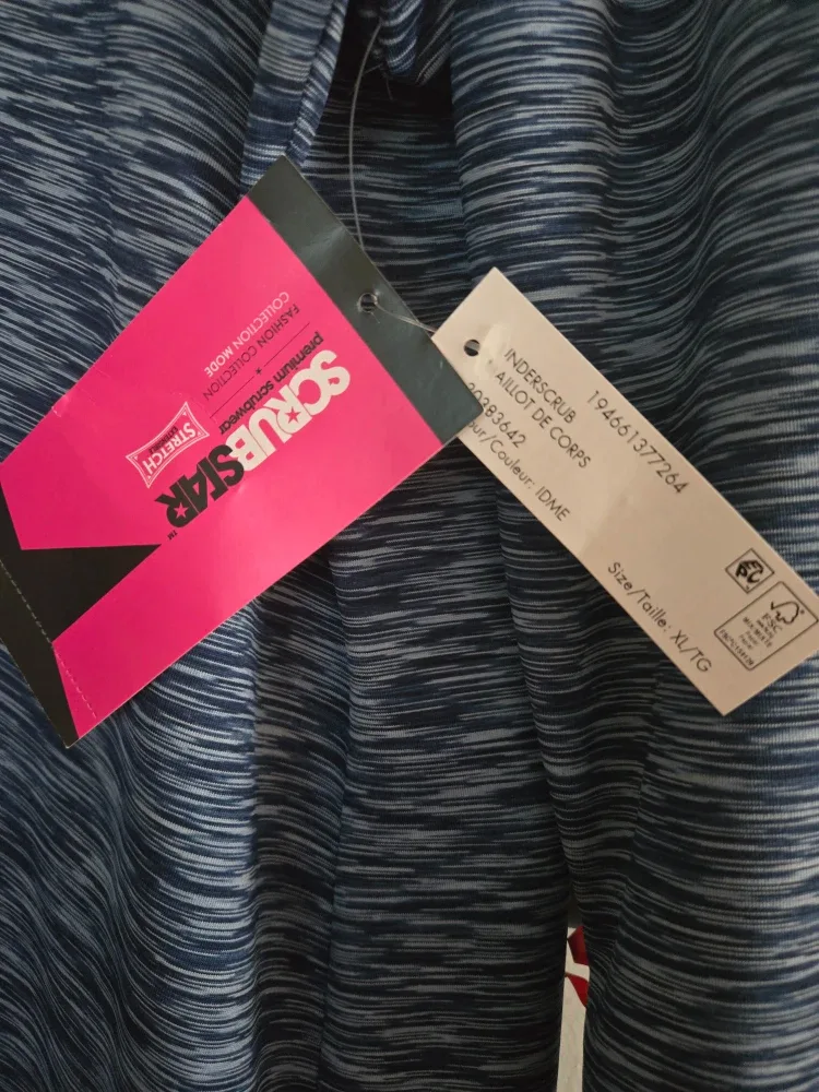 3 Brand new Scrub Star L/S shirts with tags & 1 $10.00 image indicator(2)