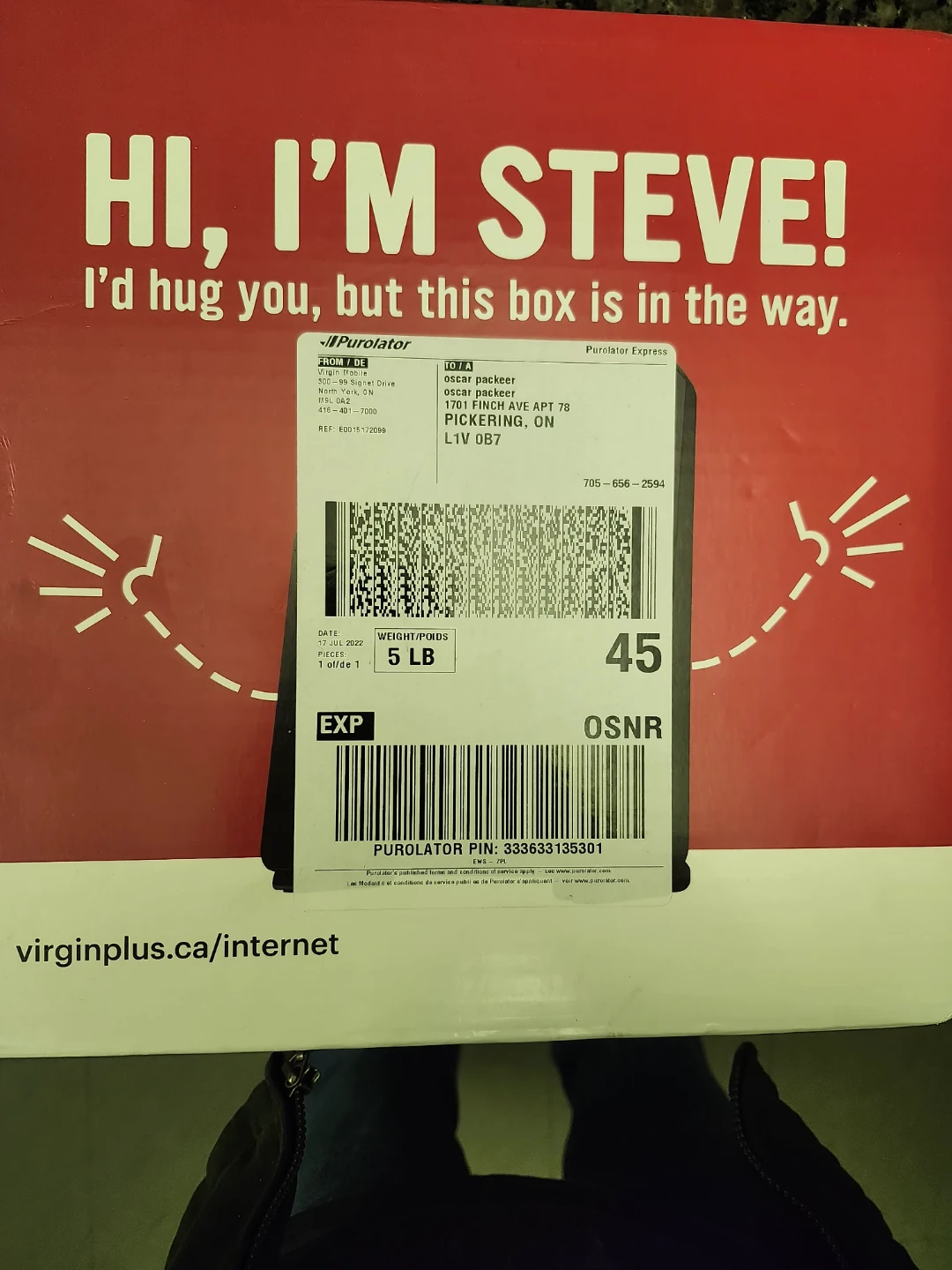 Virgin Mobile Sagemcom Fast 5250 Steve Wireless Modem - photo 3