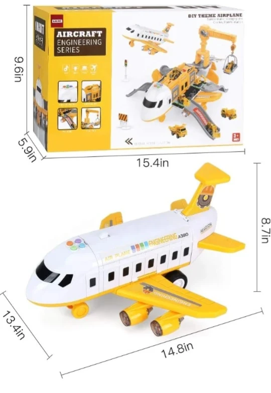 Brand New LiDi RC Transport Cargo Airplane Toy Set - photo 2