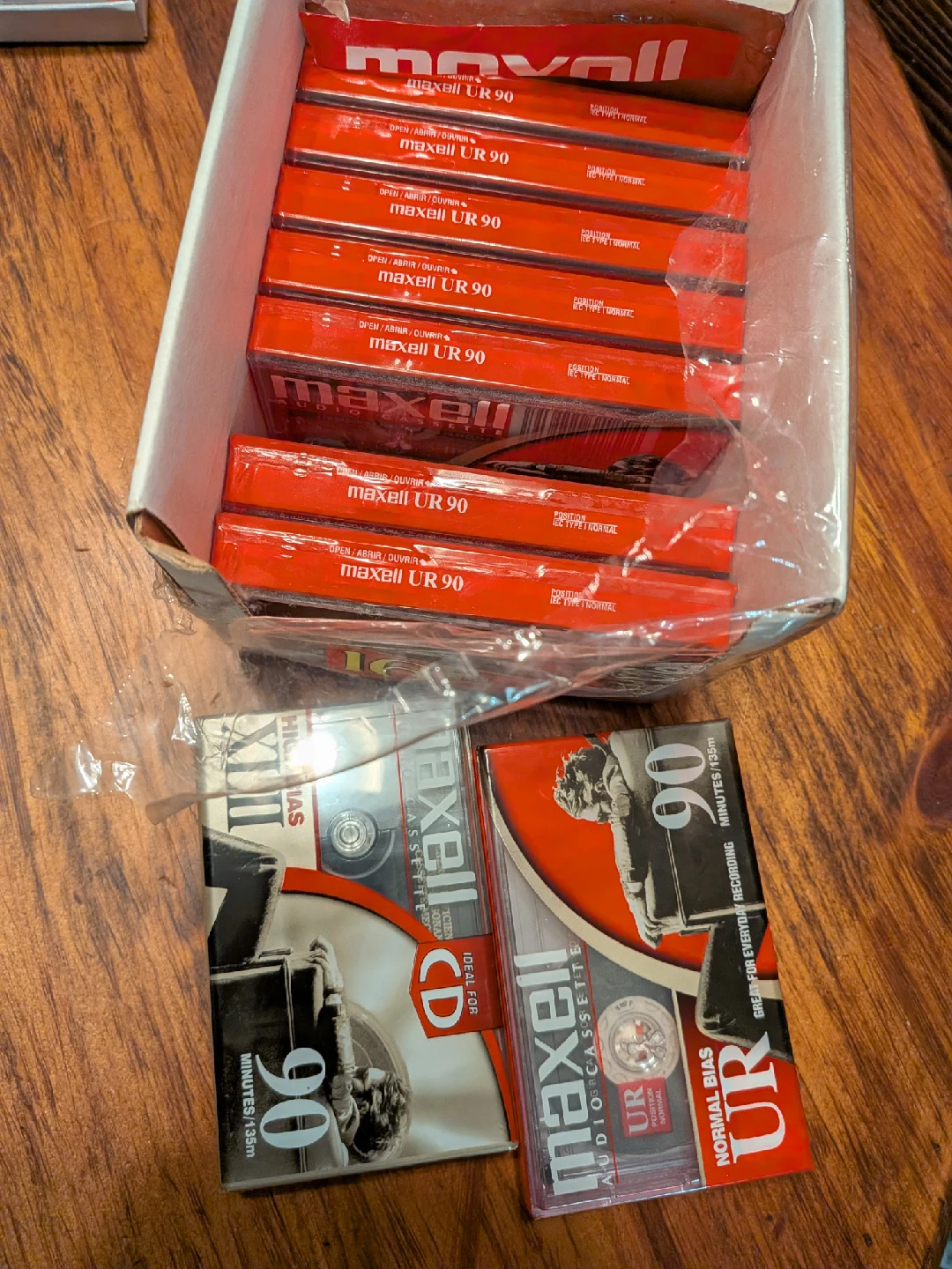 Maxell Audio Cassette Tapes - UR 90 & XLII 90