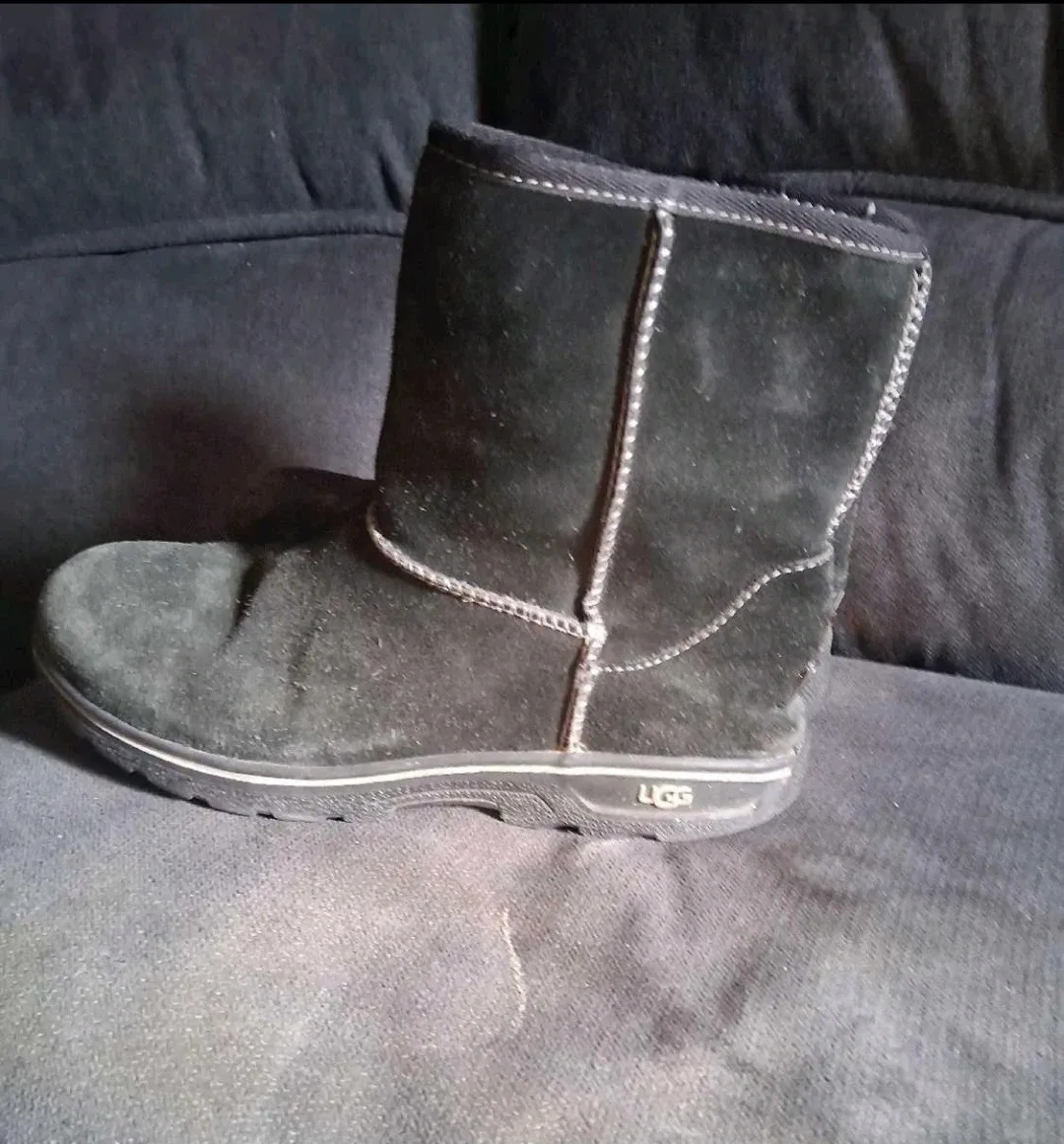 UGG Black Suede Boots - Women's Size 3