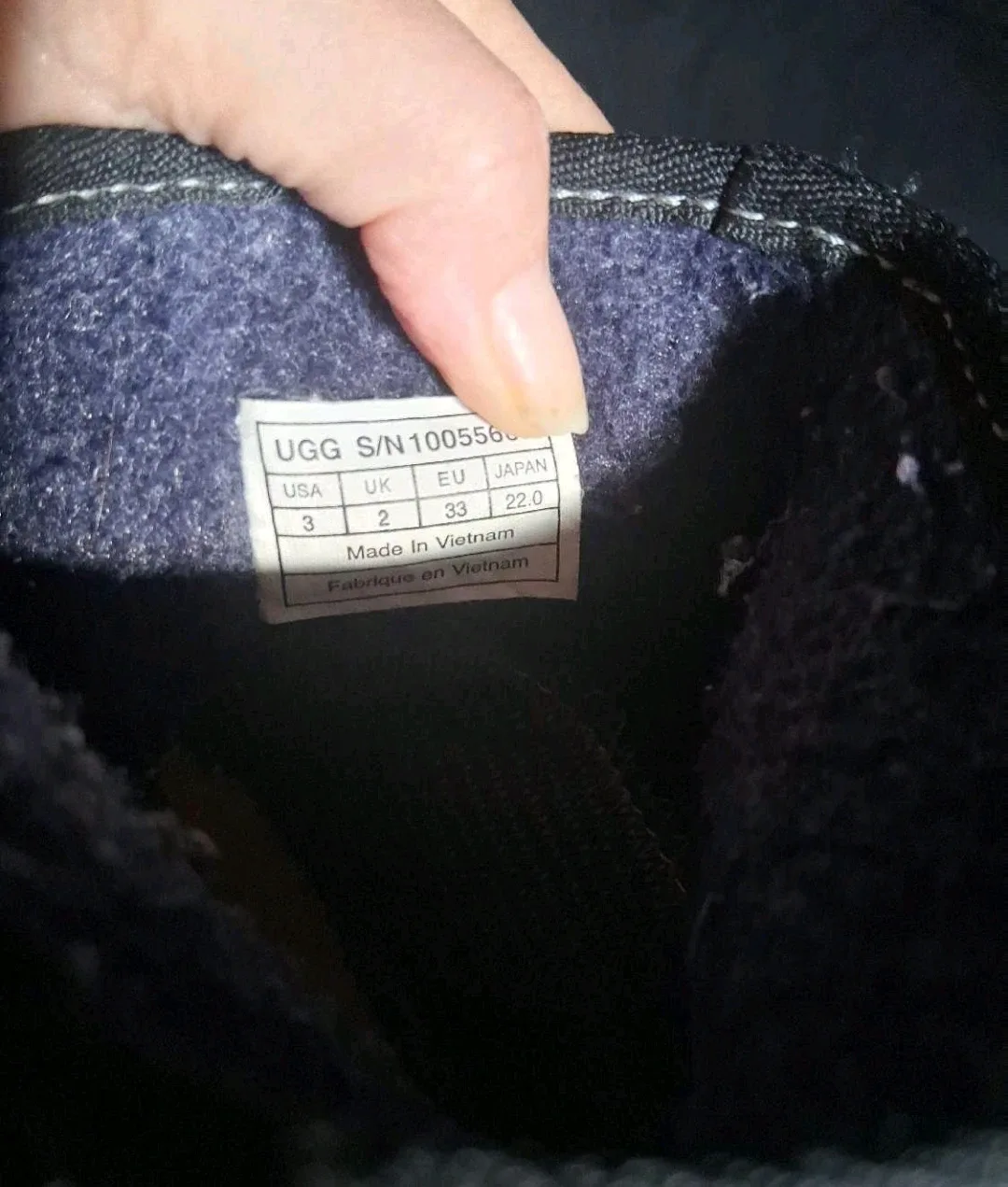 UGG Black Suede Boots - Women's Size 3 image indicator(3)