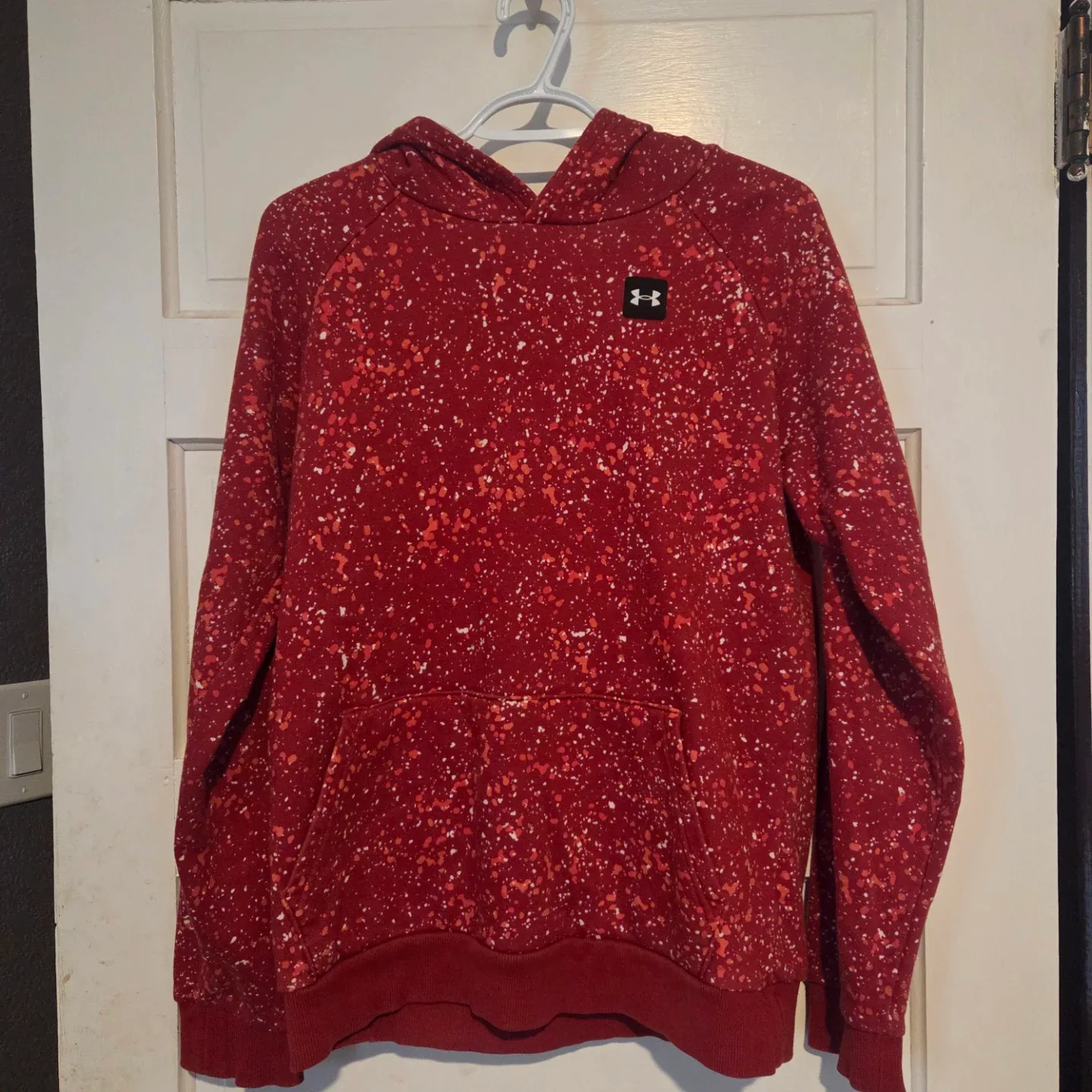 Under Armour Red Hoodie - YXL