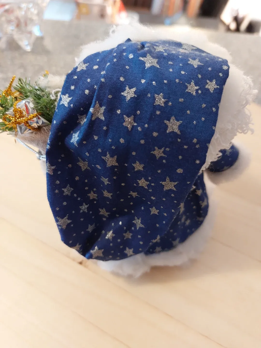 Santa Claus Figurine - Blue & White image indicator(3)