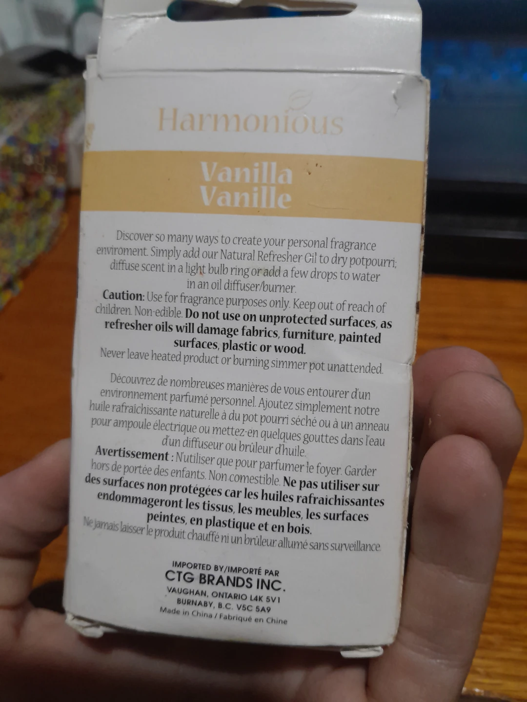 Harmonious Vanilla Natural Refresher Oil - New - photo 2