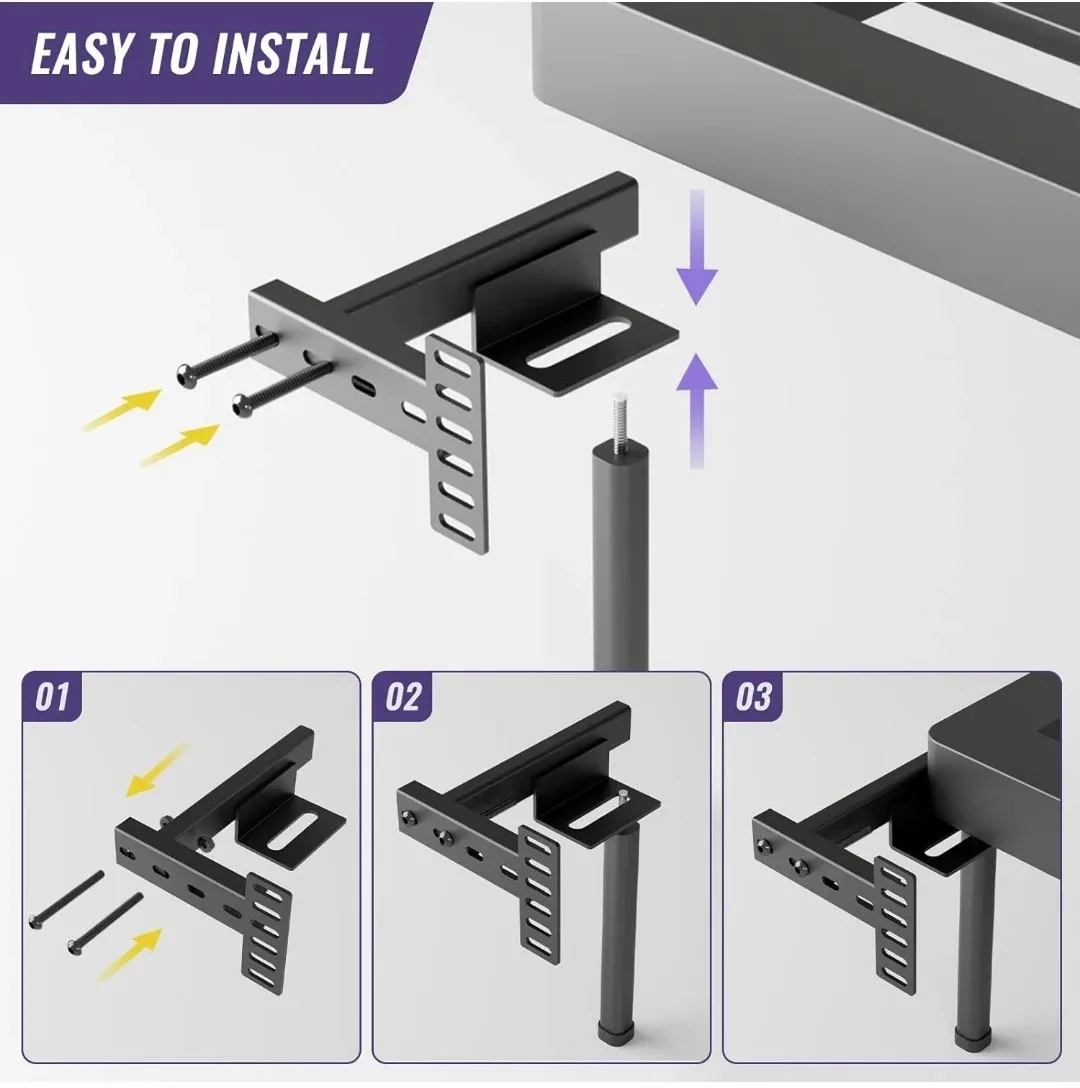 Adjustable Headboard Brackets - Metal NEW image indicator(3)