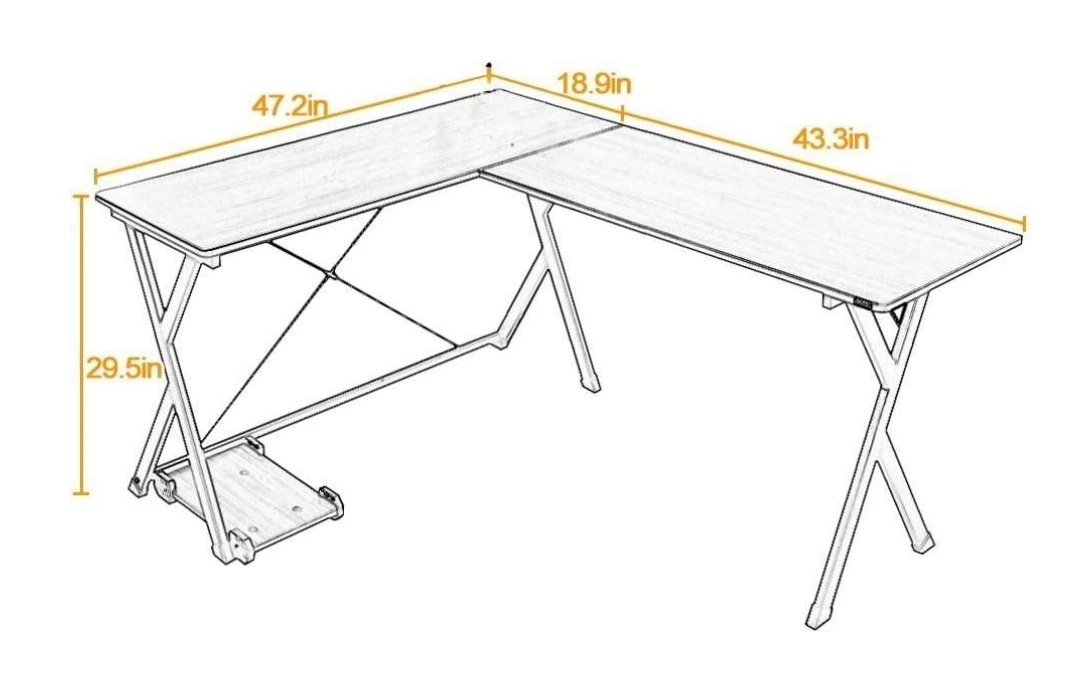 L-Shaped Desk - photo 2
