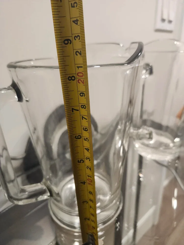 Glass Beer Pitcher - 9" Tall image indicator(3)
